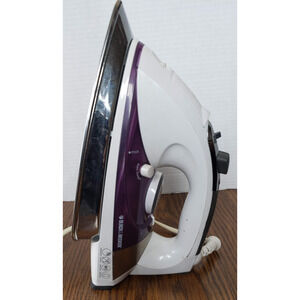 BLACK+DECKER IR1350S Steam Iron with Stainless Steel Soleplate w Extra Long Cord